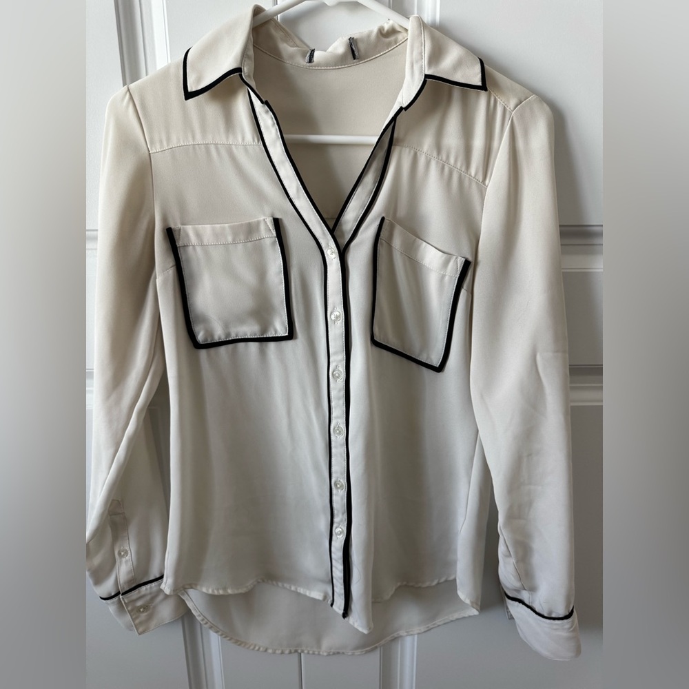 LOFT Sheer Blouse